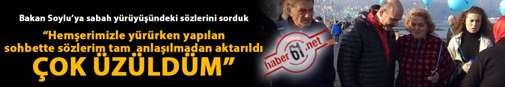 Soylu: Sözlerim tam anlaşılmadan aktarıldı,çok üzüldüm