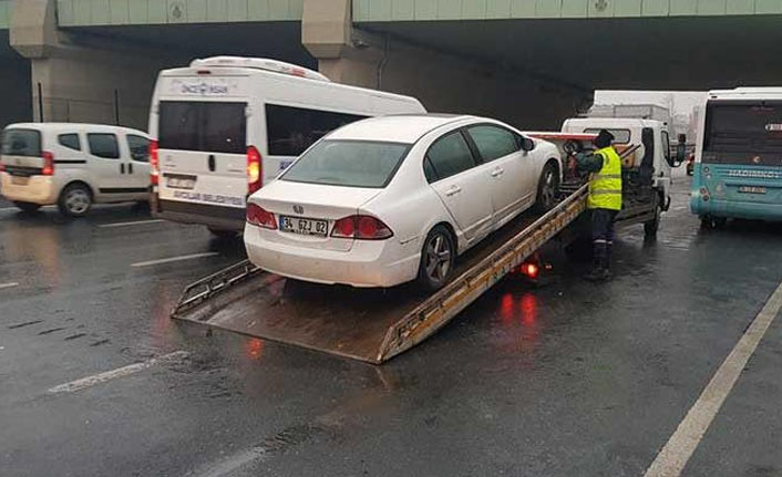 İstanbul'da durdurulan araca el konuldu!