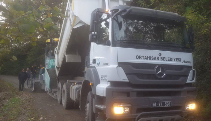 Trabzon'daki yol sorunu çözüldü