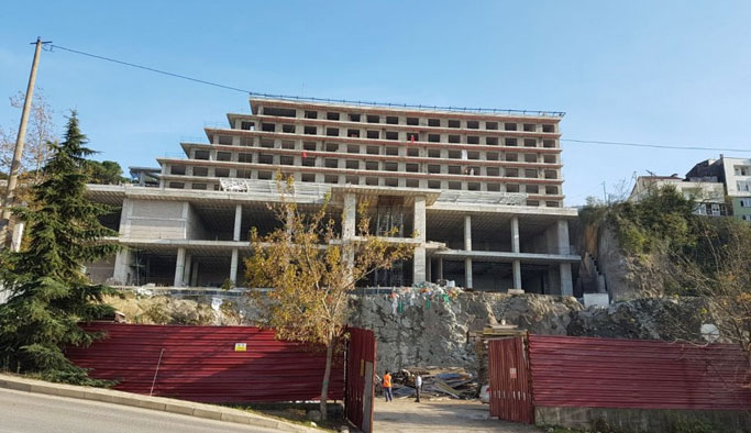 Boztepe’deki otel inşaatı yine gündemde…