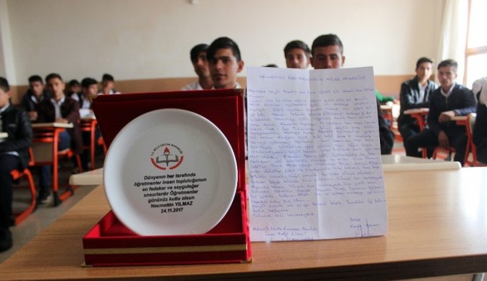 Şehit öğretmen Necmettin Yılmaz’ın annesine mektup