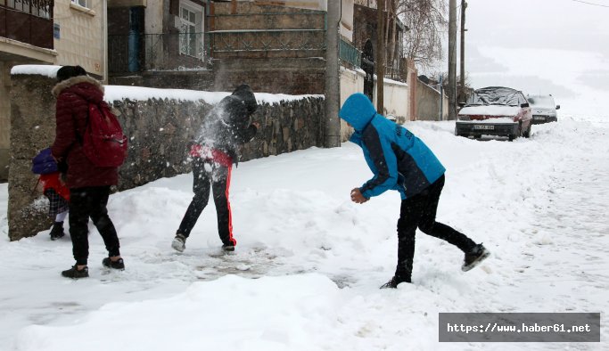 Doğu'da kar erken bastırdı