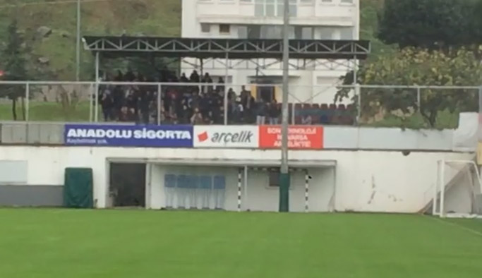 Trabzonspor'u izlemek için geldiler