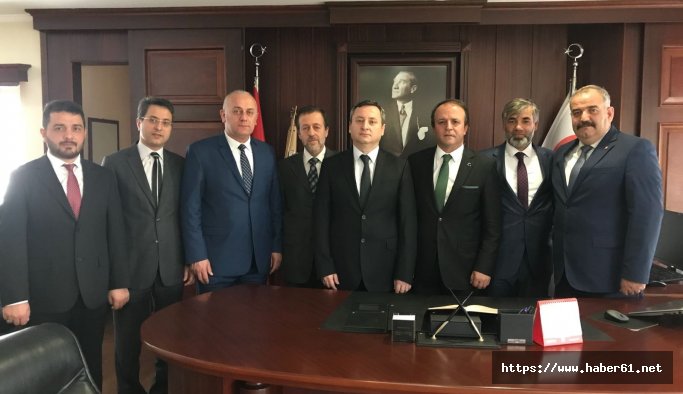 İnşaatçılardan Vergi Dairesi Başkanı'na ziyaret