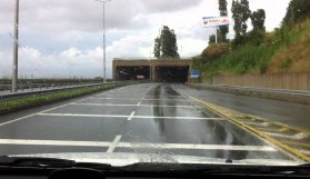 Sürücüler Rize yoluna dikkat