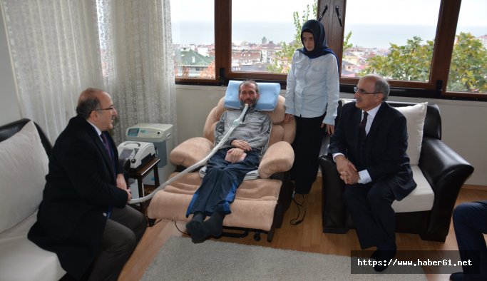 Trabzon'da ALS hastası öğretmenden öğrencilerine selam var