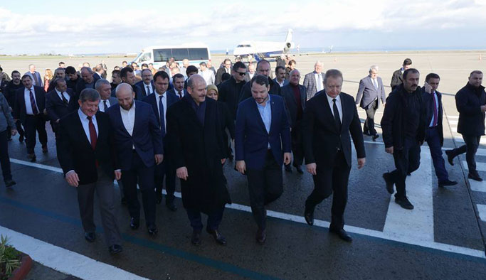 Bakan Süleyman Soylu ve Berat Albayrak Trabzon'da