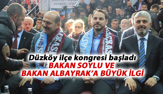 AK Parti Düzköy 6. olağan ilçe kongresi başladı