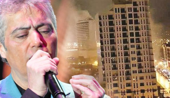 Batum'daki otel yangınında Cengiz Kurtoğlu da mahsur kaldı!