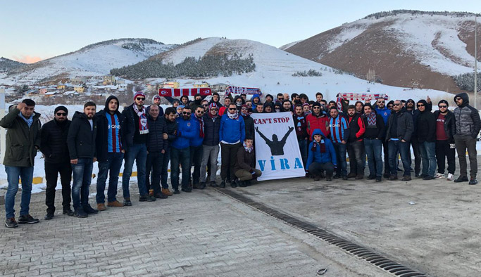 Trabzonspor taraftarları büyük tehlike atlattı