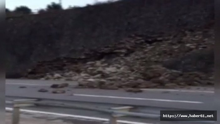 Giresun’da Karayolunda Heyelan: Ulaşım Tek Şeritten Sağlandı