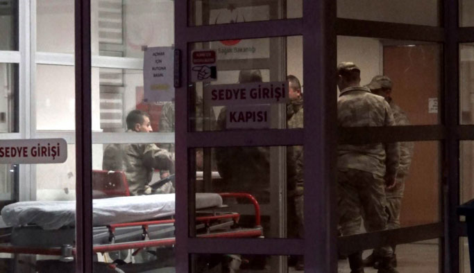 Sınır karakoluna taciz ateşi: 1 asker yaralı