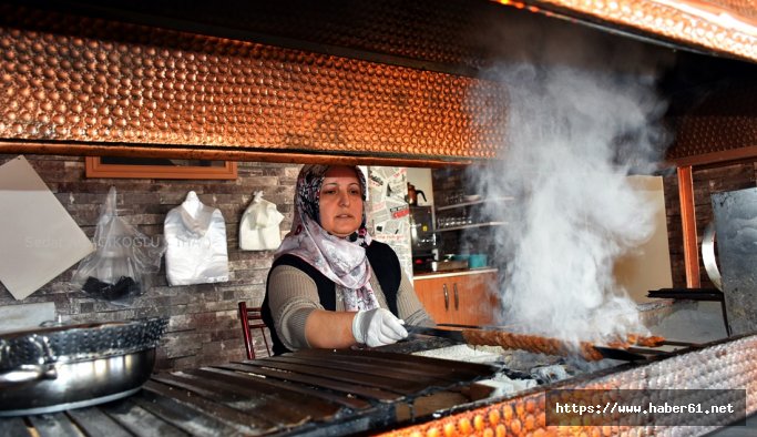 Kocası hastalanınca kebabcı oldu