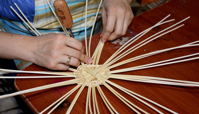 Trabzon'da Bambudan çanta yapıyorlar