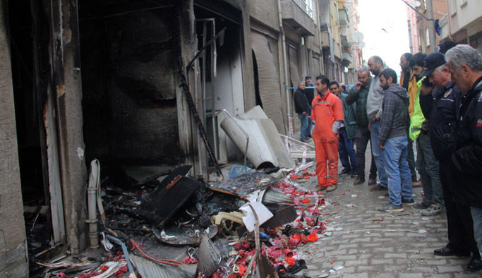 Giresun'da bir sokak savaş alanına döndü