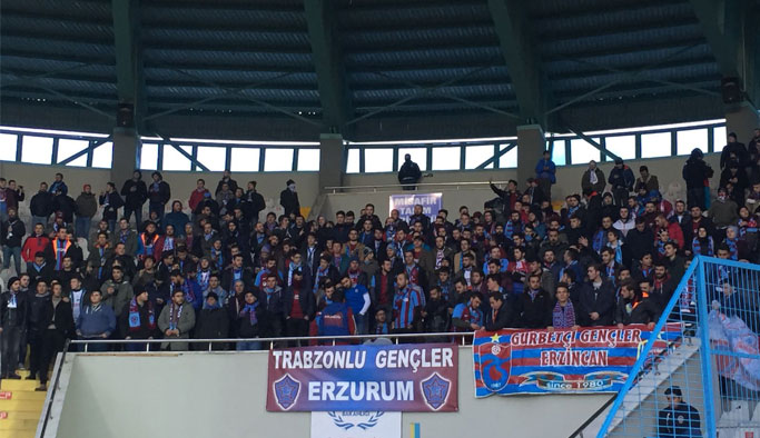 Trabzonspor taraftarı yalnız bırakmadı