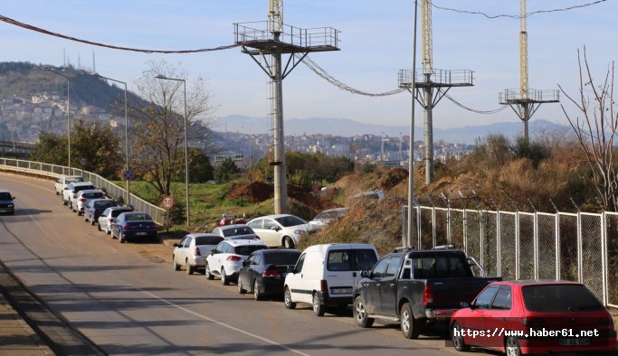 Ahmet Suat Özyazıcı Stadyumunun otopark çilesi
