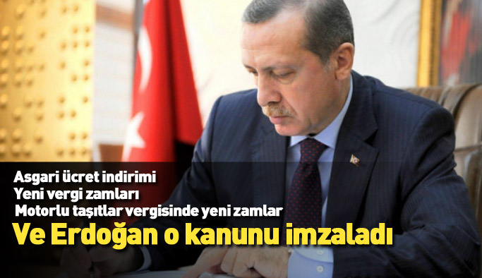 Cumhurbaşkanı Erdoğan imzayı attı: İşte yeni torba yasa ve yeni zamlar