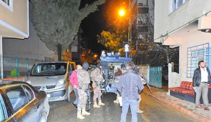 Şafak vakti birçok eşzamanlı adrese operasyon