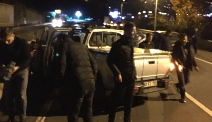 Trabzon'da korkutan kaza : 3 yaralı