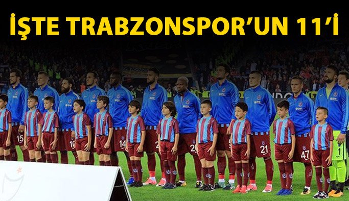 İşte Trabzonspor'un Kasımpaşa 11'i