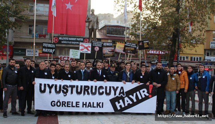 Görele'de uyuşturucuya hayır yürüyüşü