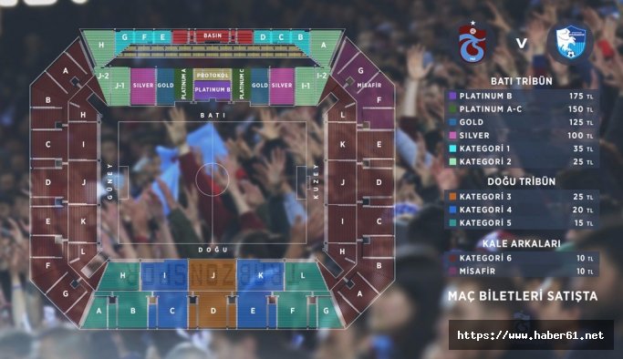 Trabzonspor'da biletler satışa çıktı