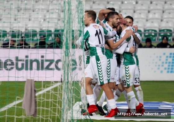 Konyaspor sahasında kazandı