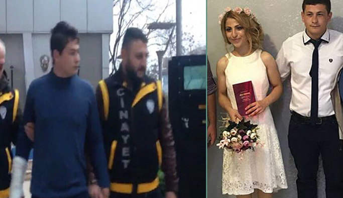 Düğün günü eşini öldürmüştü! Daha önce de...