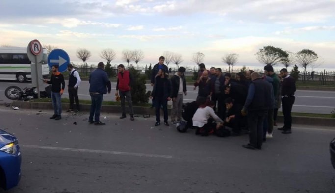Giresun’da trafik kazaları: 8 yaralı