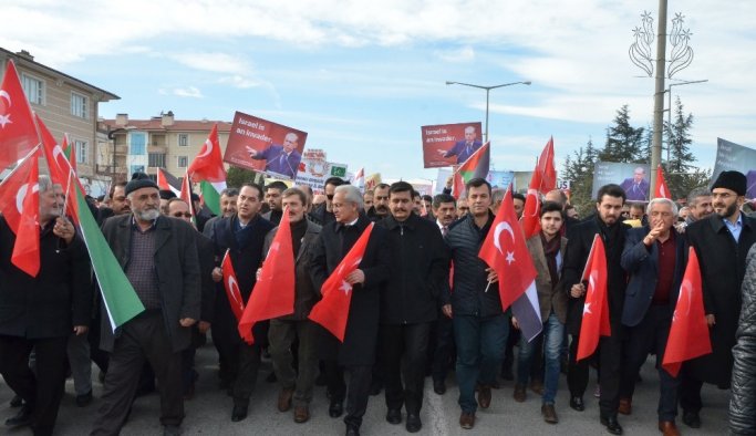 Erzincanlılardan ABD'ye Kudüs tepkisi