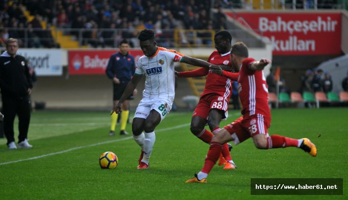 Alanyaspor ile Sivasspor berabere
