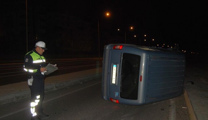 Alkollü sürücü polise zor anlar yaşattı