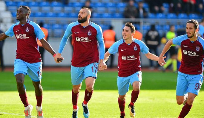 Trabzonspor'da 14 isimden skora katkı