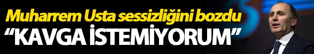 Usta sessizliğini bozdu!