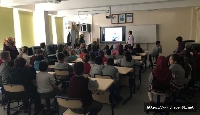 Sürmene'de çocuklara gıda eğitimi