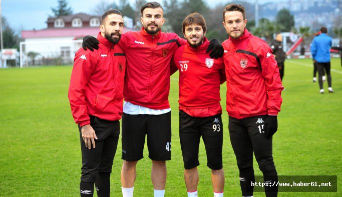 Samsunsporlu futbolcular umut saçtı