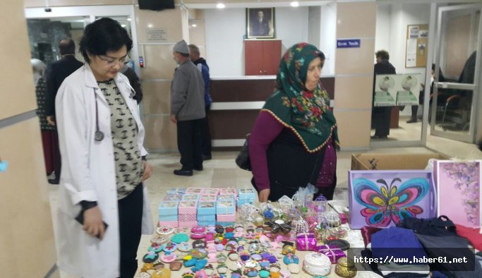 Bu hastanedeki hastalar sadece yatmıyor üretiyor