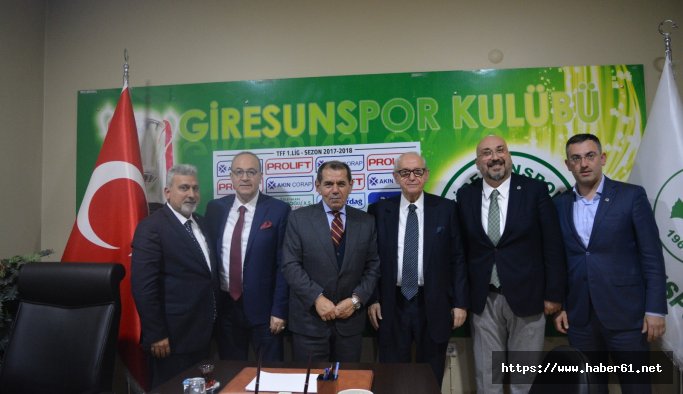 Özbek'den Giresunspor'a ziyaret