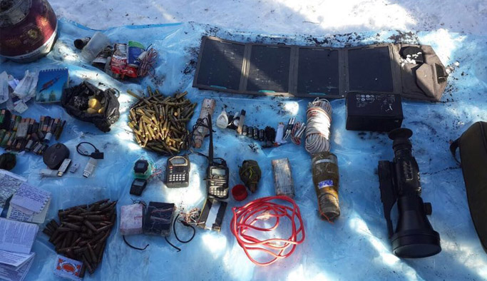 Giresun'da yakalanan terörist yer gösterdi: Mühimmatlar ele geçirildi