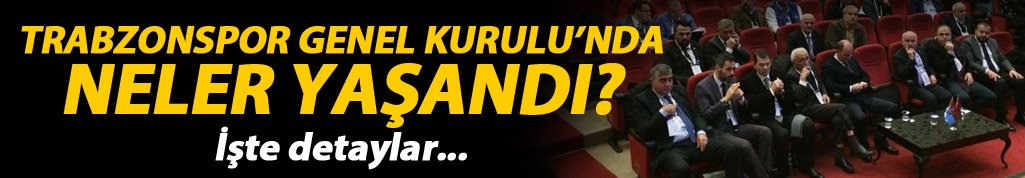 Trabzonspor'da gergin mali kongre