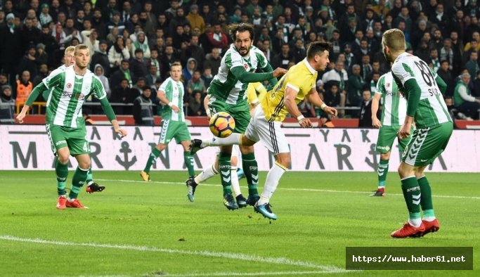 Konyaspor: 1 - Fenerbahçe: 1