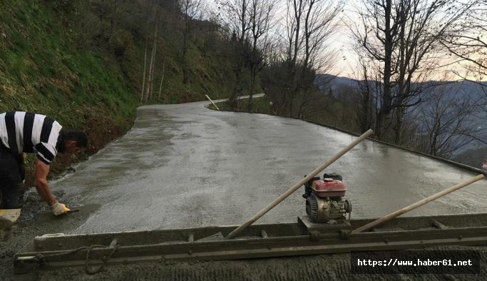 İnşaatta gözlerini kaybeden yaşlı adamın yolu betonlandı