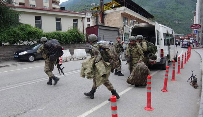 Trabzon'da 5 teröristin öldürüldüğü iddia edildi
