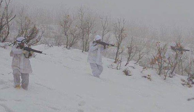 PKK'nın kış sığınak ve barınaklarına operasyon