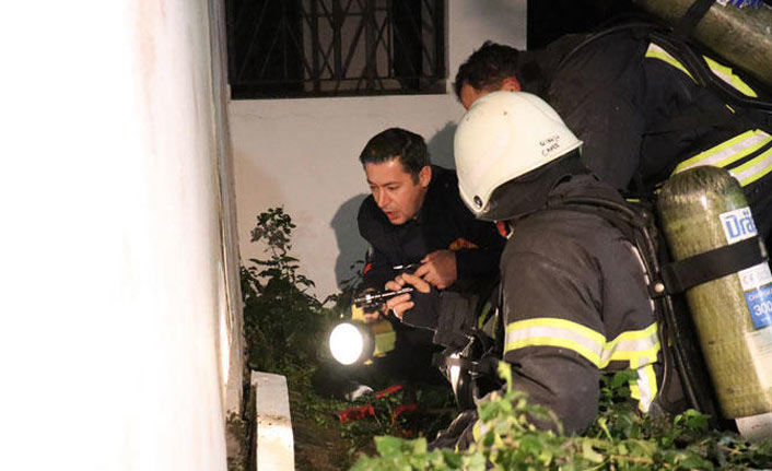 Otelin bodrumunda çıkan yangın korkuttu