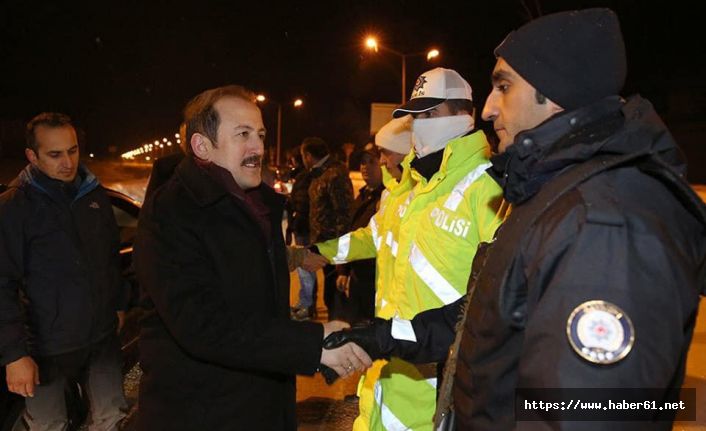 Bayburt'ta görev başındakiler unutulmadı