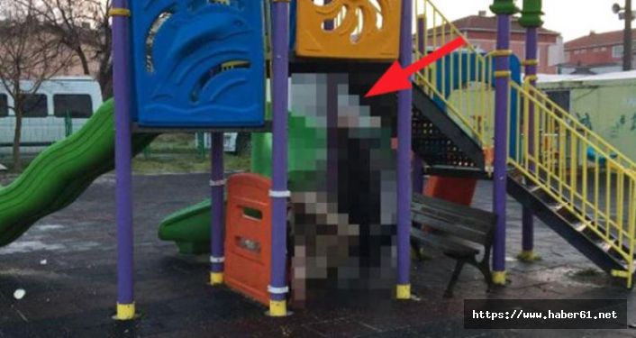Ailesinden ayrı yaşayan adam çocuk parkında kendini astı