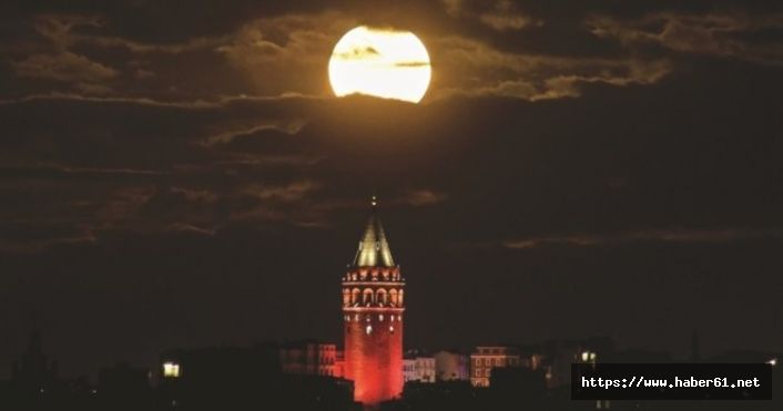 Süper Ay İstanbul’dan da izlendi