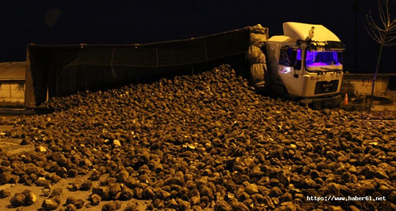 Taksitle satın aldığı tırı devirince hüngür hüngür ağladı